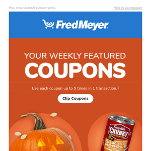 Weekly Digital Coupons to Help You SAVE More 🙌 | SAVE on Pumpkin Patch Picks 🎃