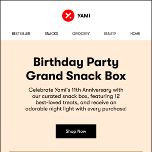 Just Released 🚀 Birthday Party Grand Snack Box