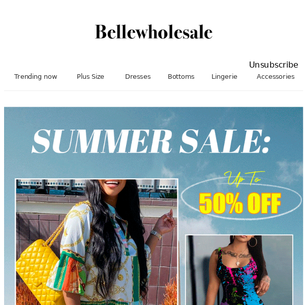 Summer Sale:Up To 50% OFF