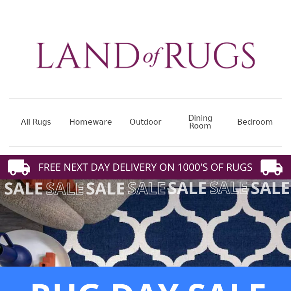 ⚠️ Rug Day Sale Starts Tomorrow ⚠️