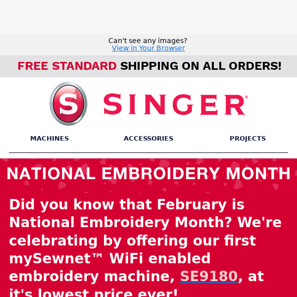 It's National Embroidery Month