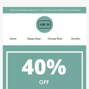 WOW! Save 40% on ARCH Wallets now! 🤩