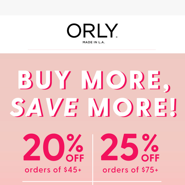 Stock Up On ORLY With Up To 30% Off!