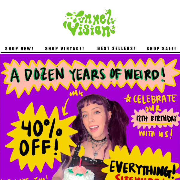 IT'S OUR BIRTHDAY! MEGA DISCOUNTS! YAAAYYYY!