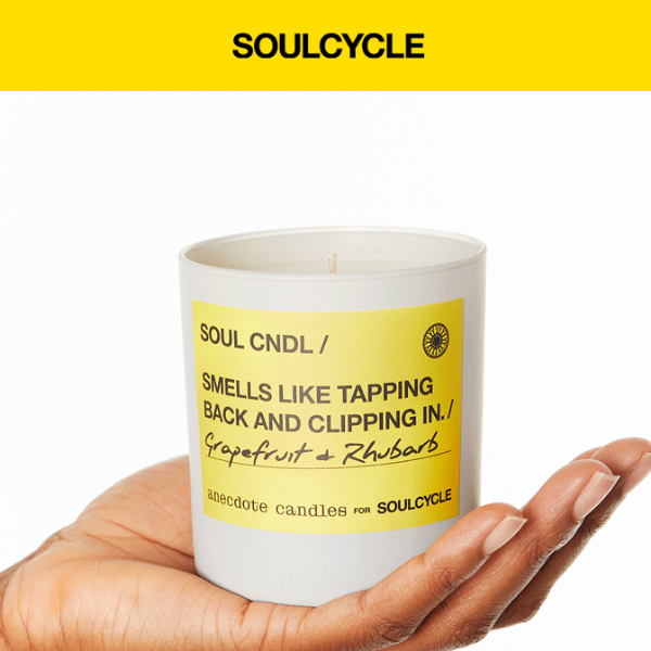 SoulCycle 🤝 Anecdote Candles. Let’s burn🔥