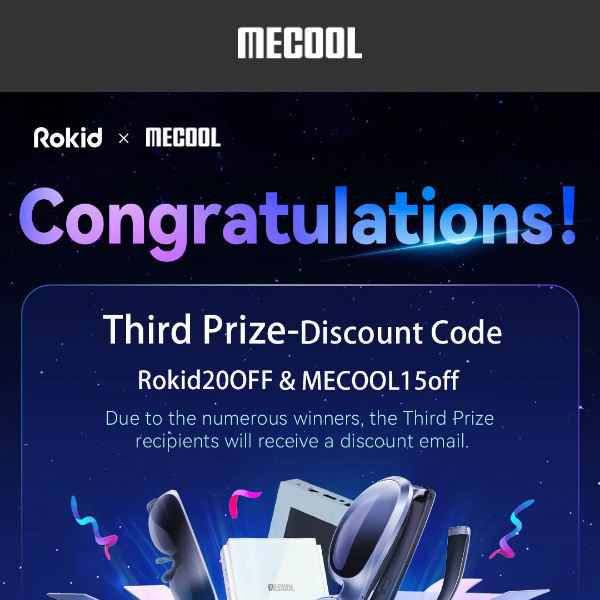 👉 MECOOL x Rokid New Year Luck Fest Giveaway Winners Announcement! 👈