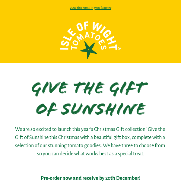 🎁 Give the Gift of Sunshine this Christmas