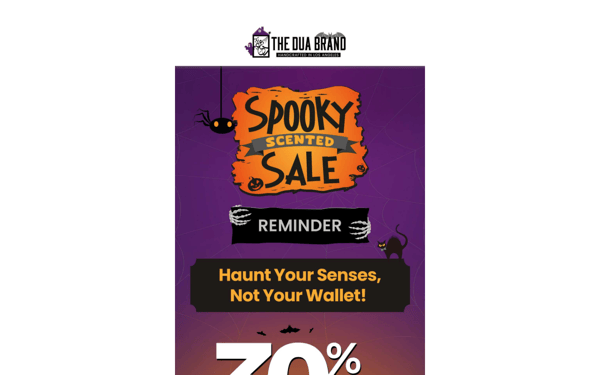 🔔 Spooktacular Reminder: 30% Off is waiting for you! 🌟