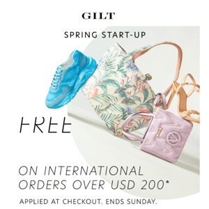 Free International Shipping is YOURS ▶▶