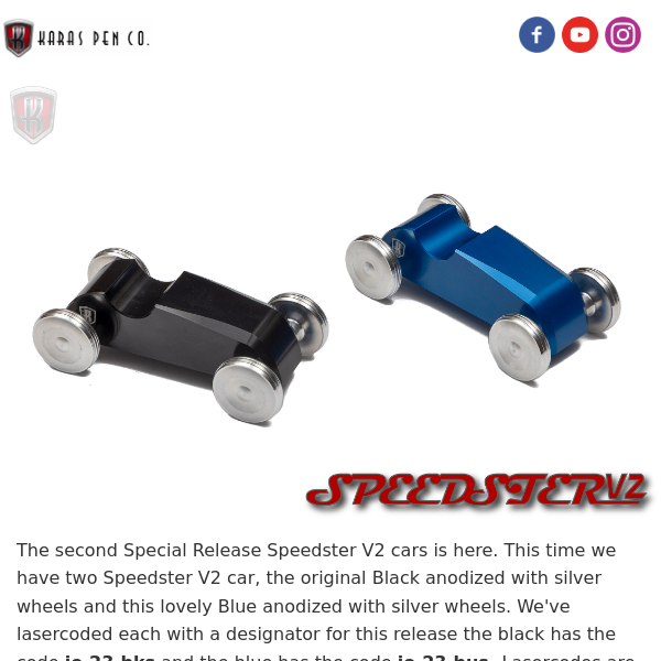 Speedster V2 Limited Release part 2