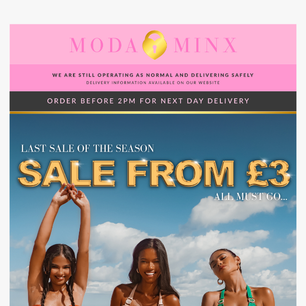 Psst Moda Minx, Fancy A Late Night £5 Sale Splurge? 🛍️