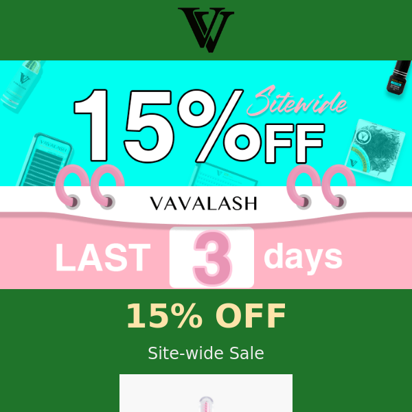 15% OFF Last 3 days⏰