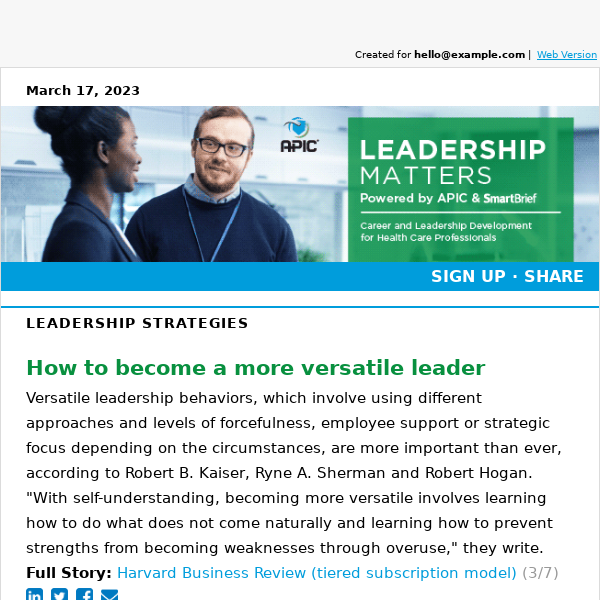 How to become a more versatile leader