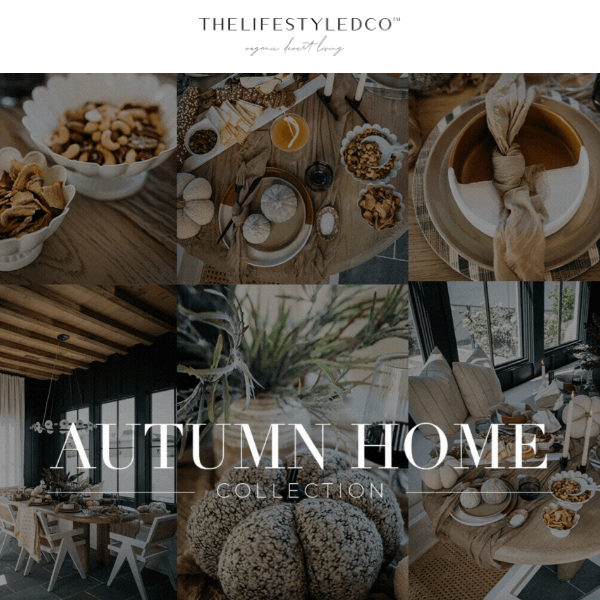 JUST DROPPED | Autumn Home  🍂