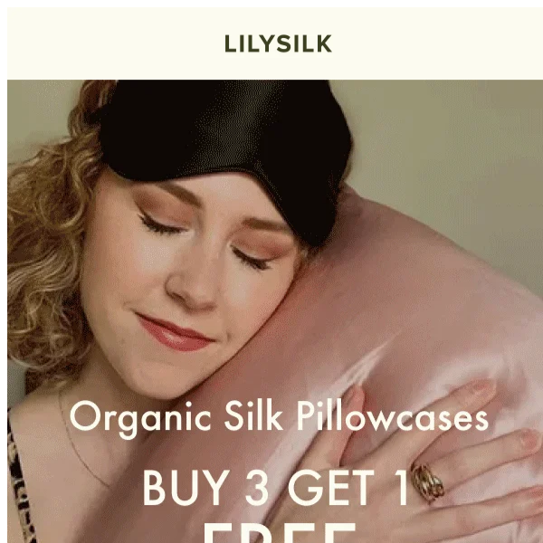 Organic Silk Pillowcases | Buy 3 Get 1 Free + Extra 25% Off Second