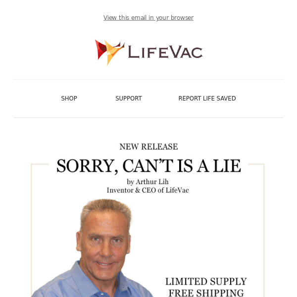 New release "Sorry, Can't is a Lie"