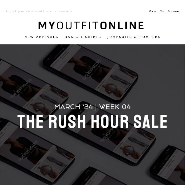 PERMISSION GRANTED: THE RUSH HOUR SALE