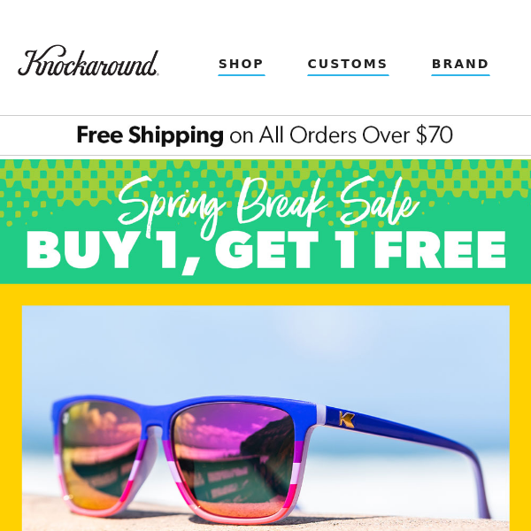 2 For 1 | Spring Break Sale!