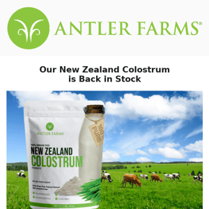 Back in Stock✅ 100% Pure New Zealand Colostrum