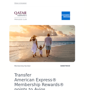 Qatar Airways , last call for 10% bonus Avios with American Express