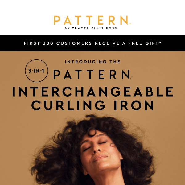 NEW! 📣PATTERN's Interchangeable Curling Iron