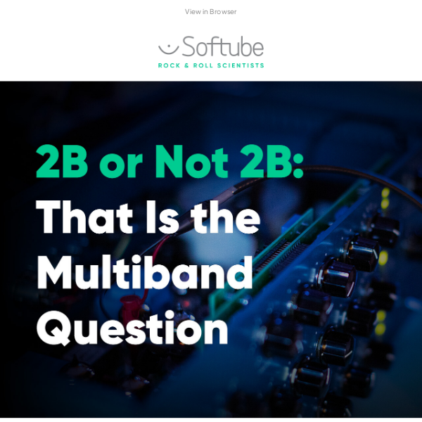 👩🏻‍💻 Article: "2B or Not 2B: That Is the Multiband Question"