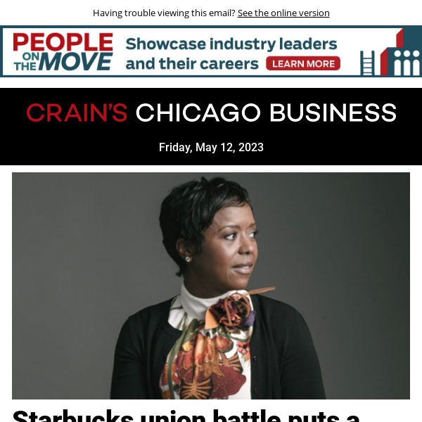 High-profile union organizing campaign at Starbucks spotlights Mellody Hobson's dual role