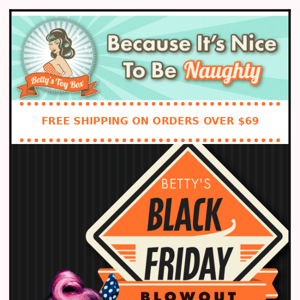 Black Friday Blowout! Up to 50% off Bestselling Pleasure Products