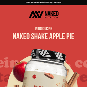 NEW! Naked Shake Apple Pie 🍎 (+20% off for one week)