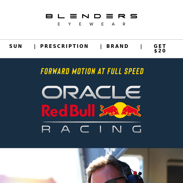 Blenders and Oracle Red Bull Racing Accelerate Partnership //