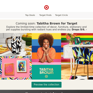 Coming soon: Tabitha Brown for Target Drop 2 🌼