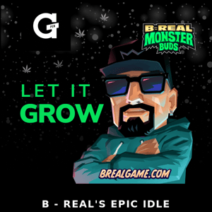 B-Real Monster Buds Idle Game Drops on iPhone & Android