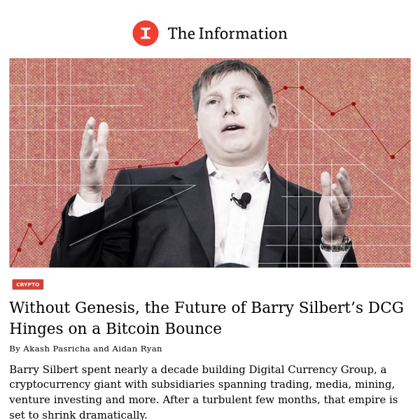 Without Genesis, the Future of Barry Silbert’s DCG Hinges on a Bitcoin Bounce