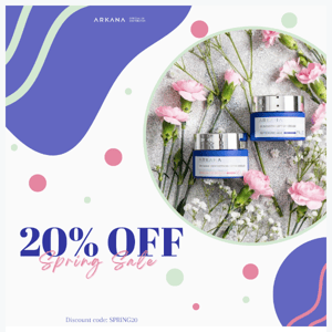 🌷 Spring into Savings! Your Exclusive 20% Off Awaits 🌼