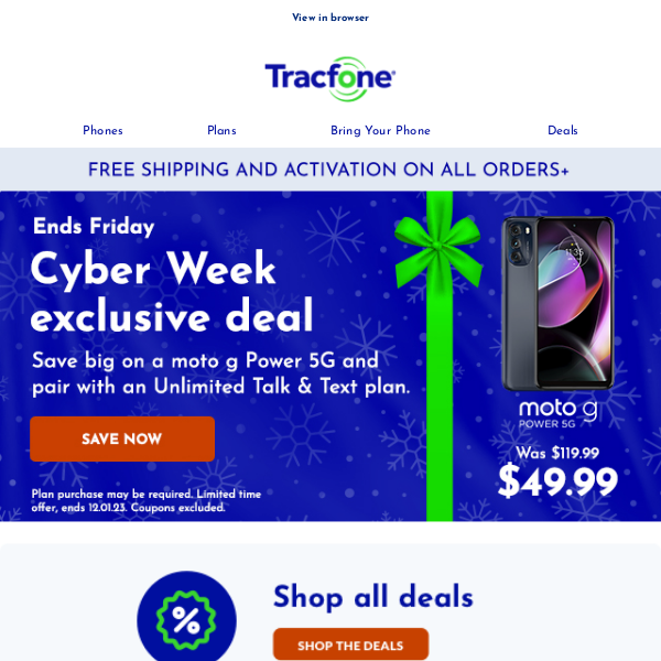 📢 ENDS TODAY: Cyber Week exclusive deal 