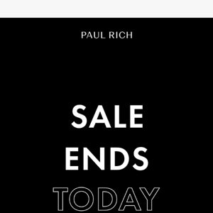 🚨 Sale ends TODAY