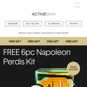 Discover your free 6pc Napoleon Perdis gift! 😍