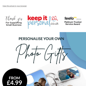 £4.99 Photo Gifts You Will Love 📸