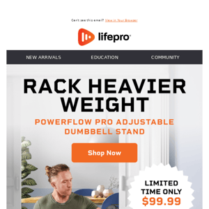 NEW PowerFlow Pro Dumbbell Stand