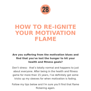 Do you need to find your motivation again?