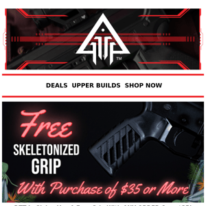 👉 Free Skeletonized Grip 👈