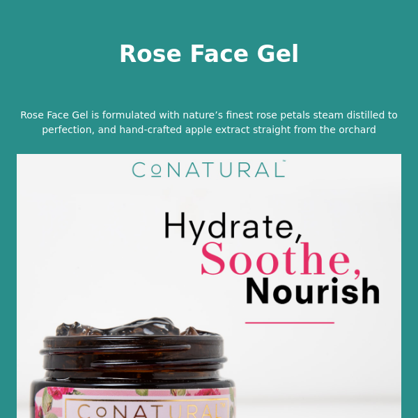 Rose Face Gel 😍 Conatural