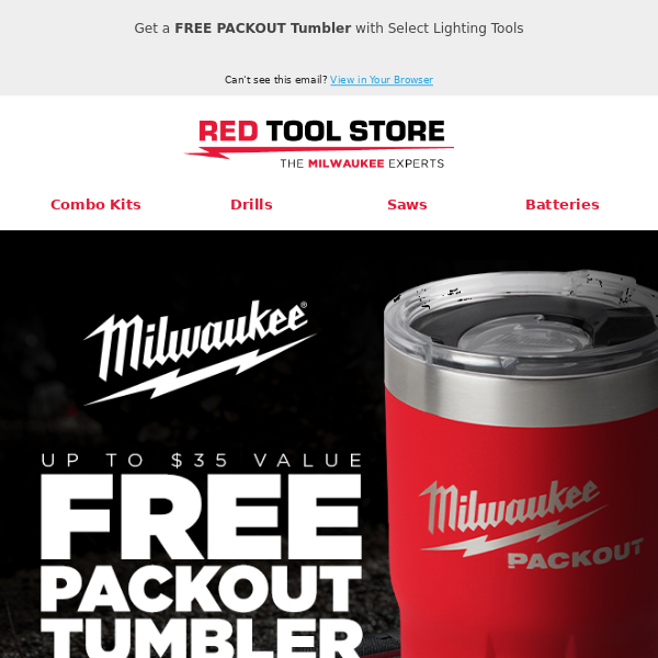 Milwaukee Tools Tumbler