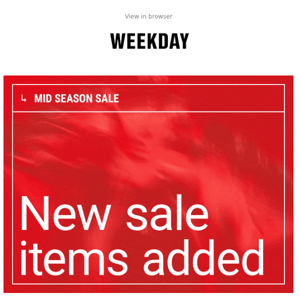 Get up to 50% off | New sale items added