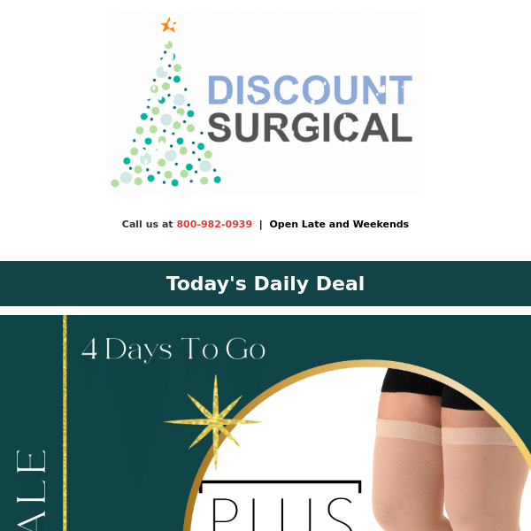 4 Days To Go: Today's Daily Deal - Thigh High