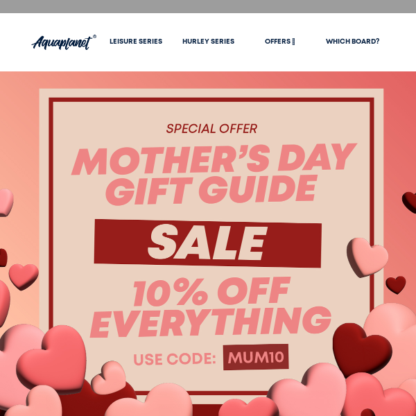 Only 7 Days To Go... Mother's Day Gift Guide!