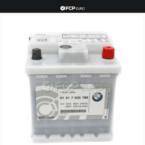 💰Price Drop💰 on BMW Battery - Genuine BMW 61217635788