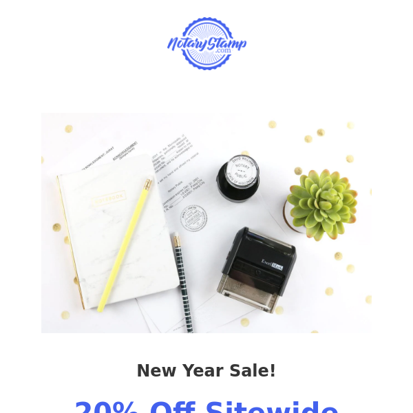 Welcome the New Year with 20% Off!