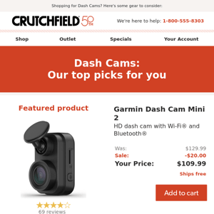Dash Cams: Our top picks