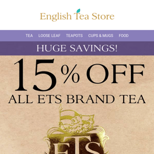 Huge Savings Inside On ETS Brand Tea! Stock Up Now!